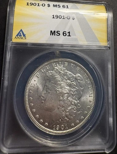 1901-O  $1 MS61 ANACS Morgan Silver Dollar