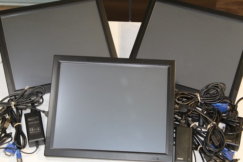 Hsintek CH-LCD-171-1DVT 17" Industrial Metal Touch Screen CCTV POS Queue Monitor