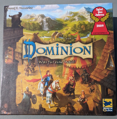 Dominion - Was für eine Welt Hans im Glück Neu und verschweißt Rarität