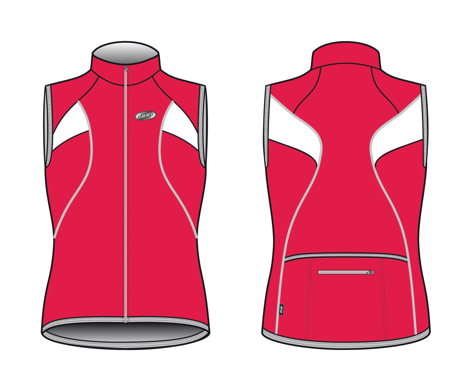 BBB Cool Girl rmellos Radfahren Top XL Rot 3290₽