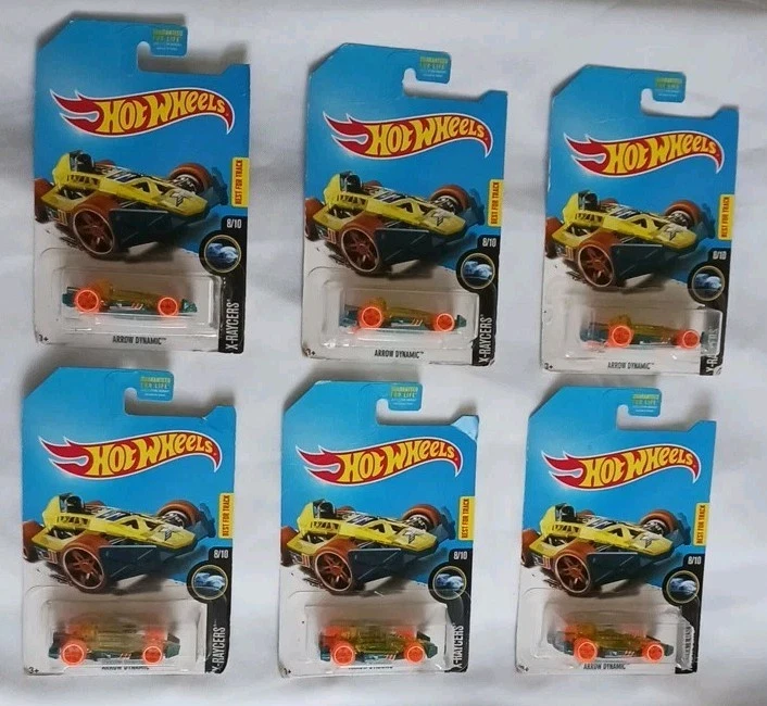 Treasure Hunt Hot Wheels 2017 Arrow Dynamic - Lote de 6 coches Foto 3 de 4