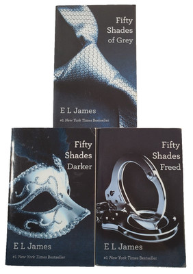 FIFTY SHADES OF GREY Book Set Trilogy Series 1 2 3 Paperbacks by E.L. James 