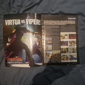 Fighters Megamix - Sega Saturn Game - Complete PAL. including player guide. VGC