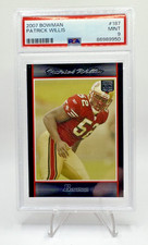 2007 BOWMAN CHROME PATRICK WILLIS #BC93 ROOKIE CARD RC 49ERS PSA 9 HOF. rookie card picture