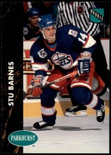 Stu Barnes Winnipeg Jets 1991 Parkhurst Pro Set NHL Rookie Card #419. rookie card picture