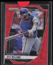 2025 Panini Prizm #85 Jett Williams Red Lazer