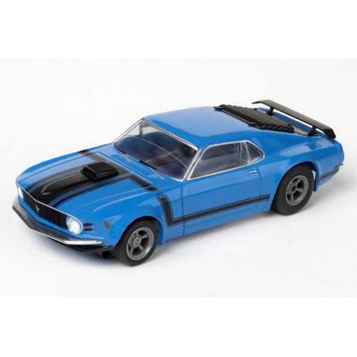 Mustang Boss 302 AFX Racing 22026 avec châssis Mega-G+ ultra stable pour pilote exigeant