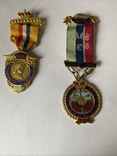 Vintage RAOB 1953 Coronation Medal/Jewel & 1866 - 1966 Centenary Medal