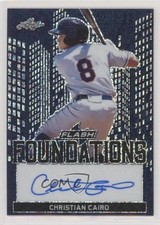2019 Leaf Flash Foundations Blue 1/50 Christian Cairo #FF2-CC3 Auto 3h9