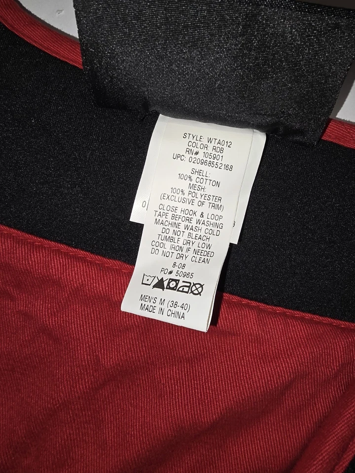 WINCHESTER Vest Mens M Trap Skeet Shooting Hunting Mesh Red And Black - Image 4 of 4