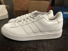 Adidas Grand Court 2.0 Women  s 7.5 GW9213 NIB White Sneakers Shoes