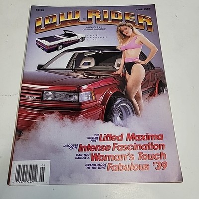 Lowrider Magazine June 1989 w Cntrfld South Gate Indio San Jose Mesa Zooky Jr