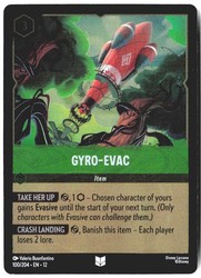 Gyro-Evac 100/204 The Wilds Unknown Uncommon Cold Foil