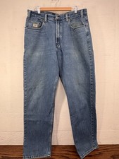 Vintage 90s Mossimo “Countrified” Jeans 38x32 USA Made 10/95 Straight Denim