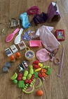 Vintage 80s 90s Barbie Food And Accessories Lot