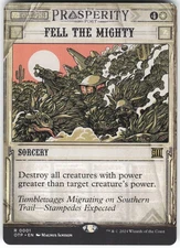 Fell the Mighty R Outlaws of Thunder Junction: Breaking News OTP Normal 1 MTG NM