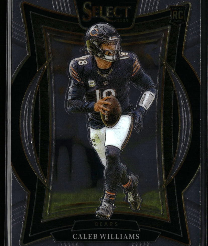 Caleb Williams 2024 Panini Select #25 Concourse Rookie Chicago Bears