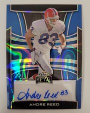 Andre Reed Cards, Rookie Card and Autographed Memorabilia Guide 22