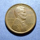 1909-VDB Lincoln cent  AU