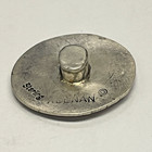 Handmade Artisan KEENAN Sterling Silver Ruby Stone GOLF BALL MARKER — photo 8
