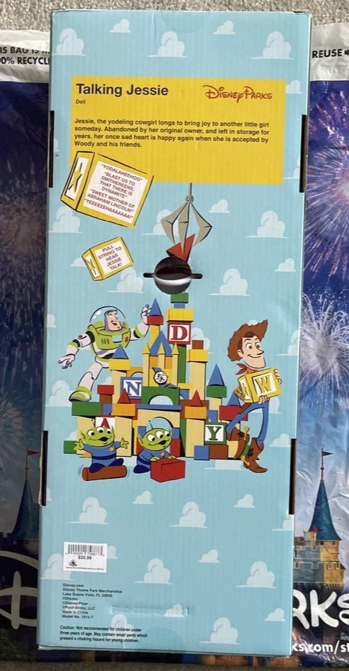 "Muñeca parlante Jessie Pixar Toy Story 2019 15"" nueva de los parques de Disney" Foto 2 de 4