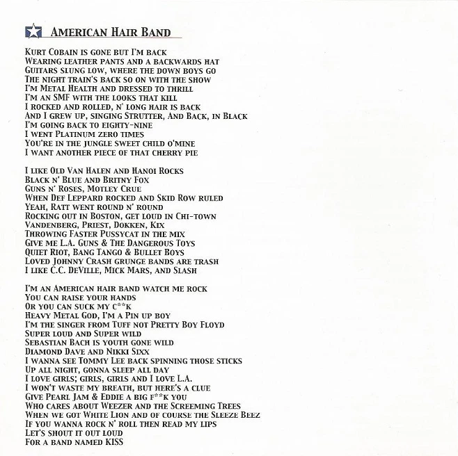 TUFF "The History of Tuff" feat "American Hairband" factory Cd AUTOGRAPHED 80's Foto 3 de 4