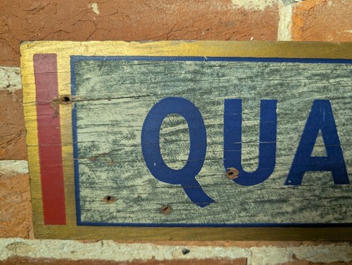 VTG ANTIQUE HIRES ROOT BEER WOODEN SIGN 1900'S WOOD SIGN QUALITY GROCERIES - Picture 3 of 15