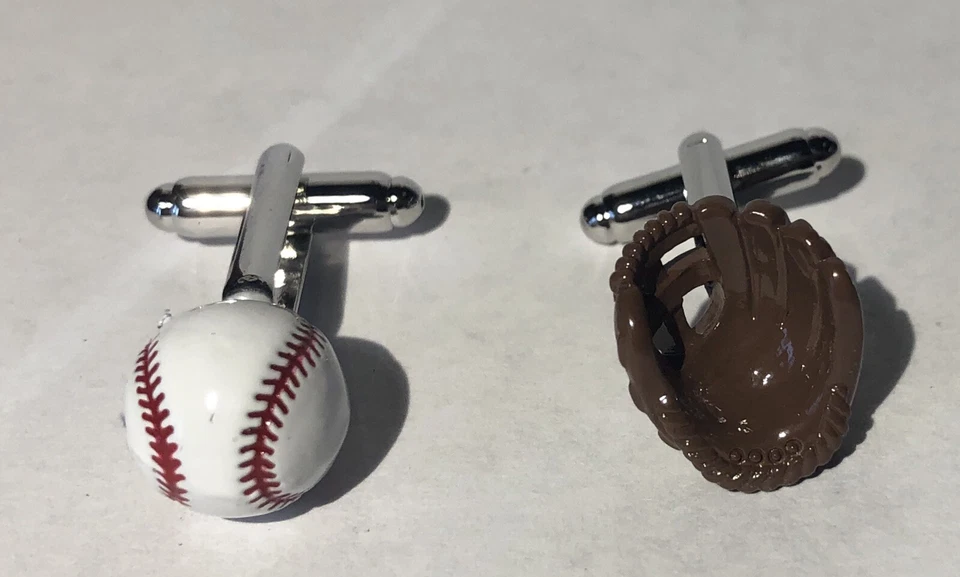 GEMELOS INC. BÉISBOL Y GUANTE 3D Gemelos AUTÉNTICOS Hombres Caja de Regalo Entrenador de Pelota Foto 4 de 4