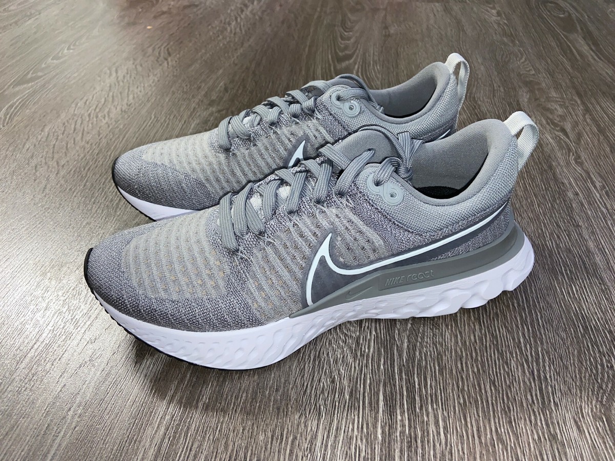 Nike React Infinity Run FK 2 Men Running Shoes Size 7.5 Particle Grey CT2357-001 Men main image 4