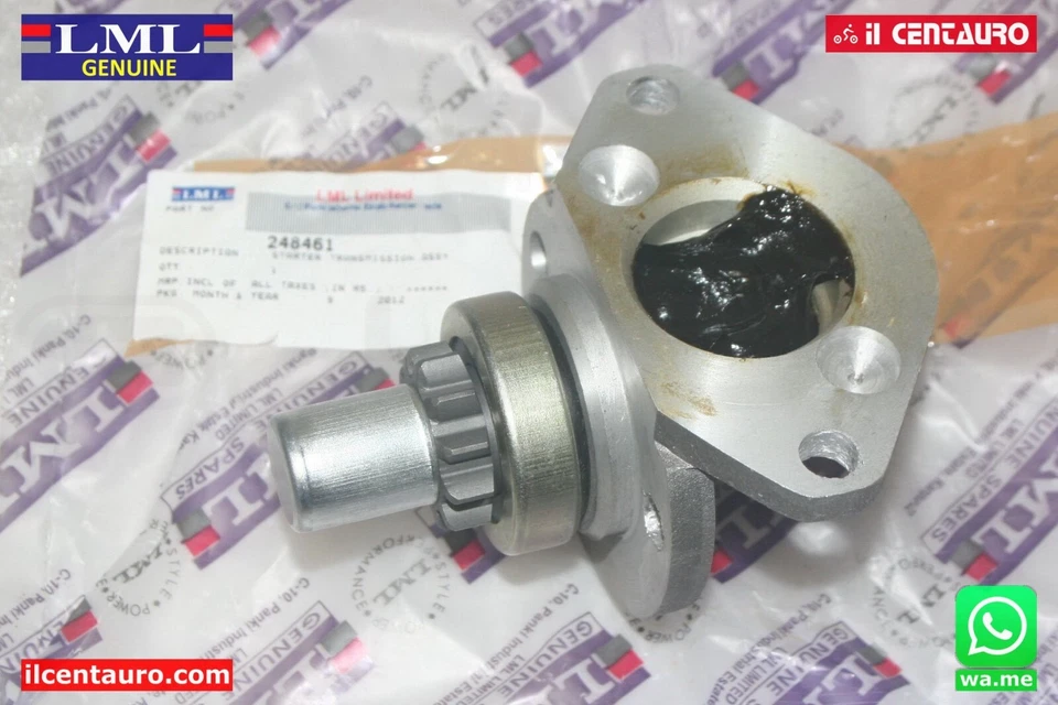 248461 RINVIO MOTORINO AVVIAMENTO ORIGINALE LML STAR 125, 150, 151, 200 VESPA PX - Imagen 4 de 4