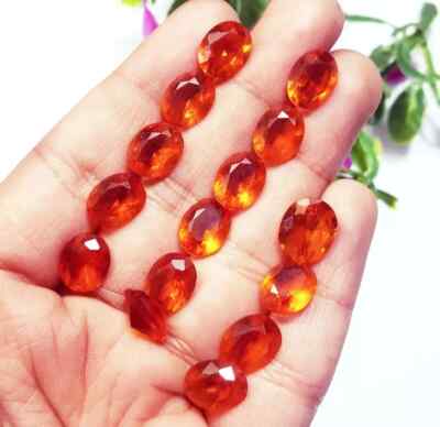 31.55 Ct/15 Stk MM Brazilian Orange Topaz Lose Edelstein Rund