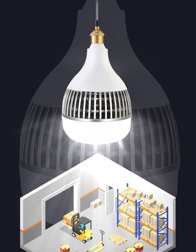 E27 E40 LED Glühbirnen Hohe Leistung 30W / 50W / 100W / 150W / 200W Beleuchtung - Bild 2 von 4