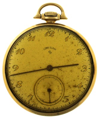 elgin gold watch value
