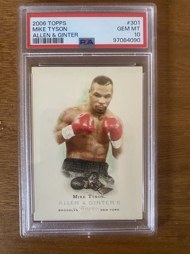 2006 TOPPS ALLEN & GINTER #301 MIKE TYSON PSA 10