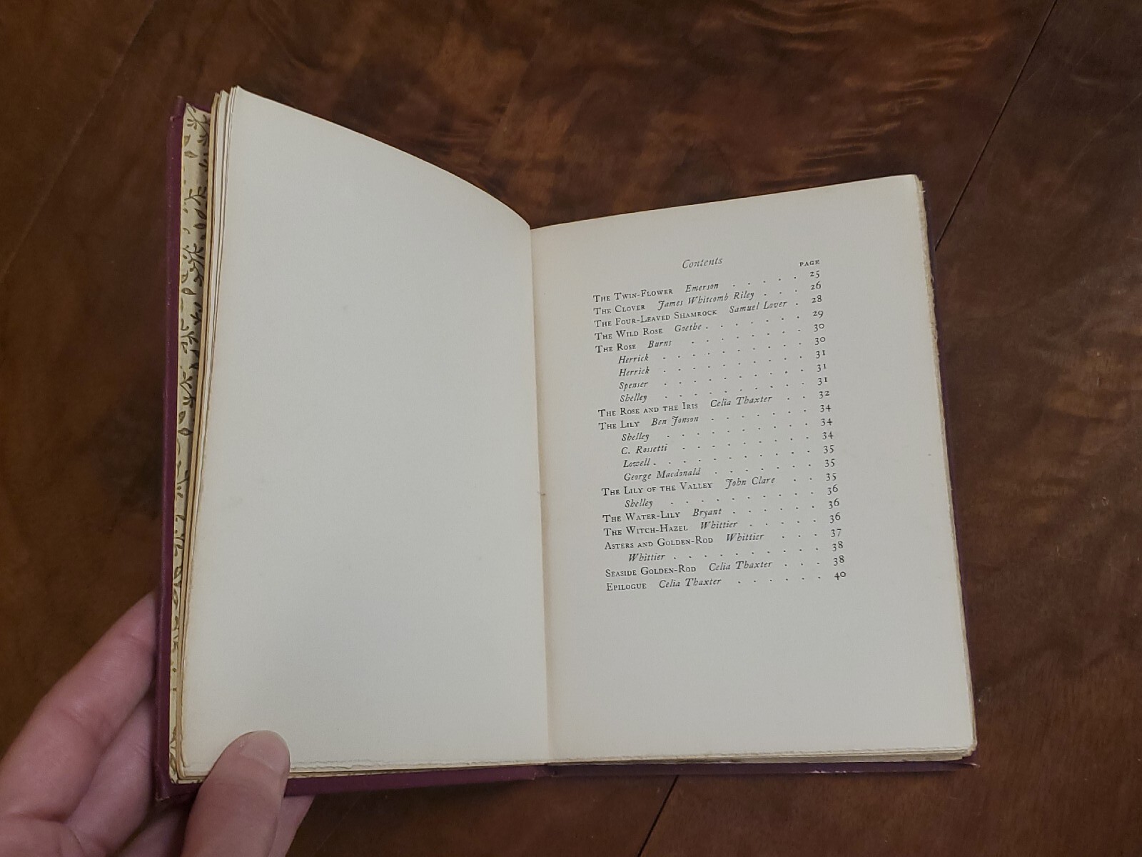 Songs of Favorite Flowers by Clarabel Gilman / 1900, James H. West Co.