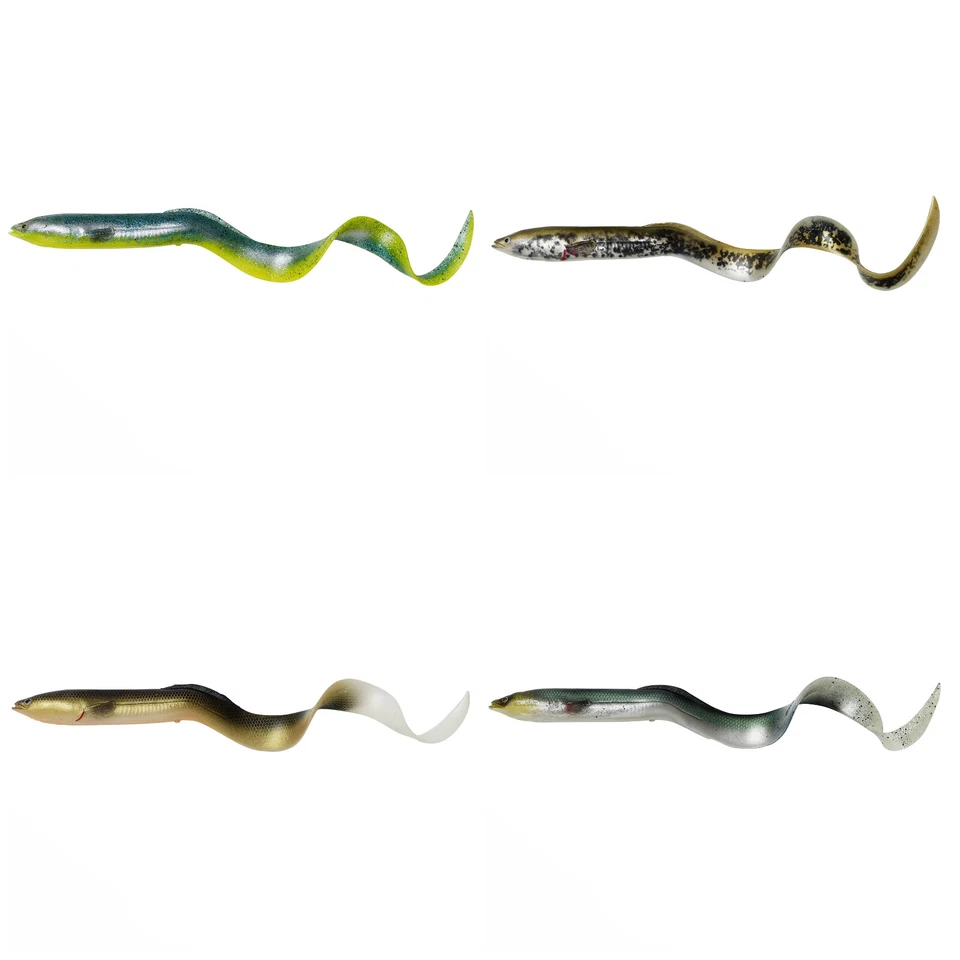 Savage Gear 3D Real Eel Kunstköder Gummiköder Pelagic Zander Hecht - 15cm/20cm