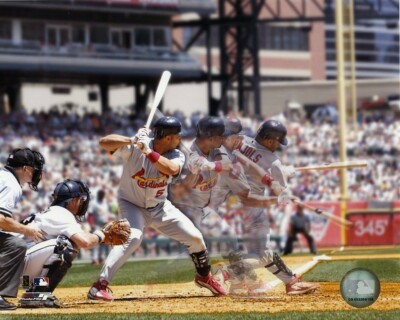 Albert Pujols St. Louis Cardinals Multi Exposure 11x14 Baseball Photo