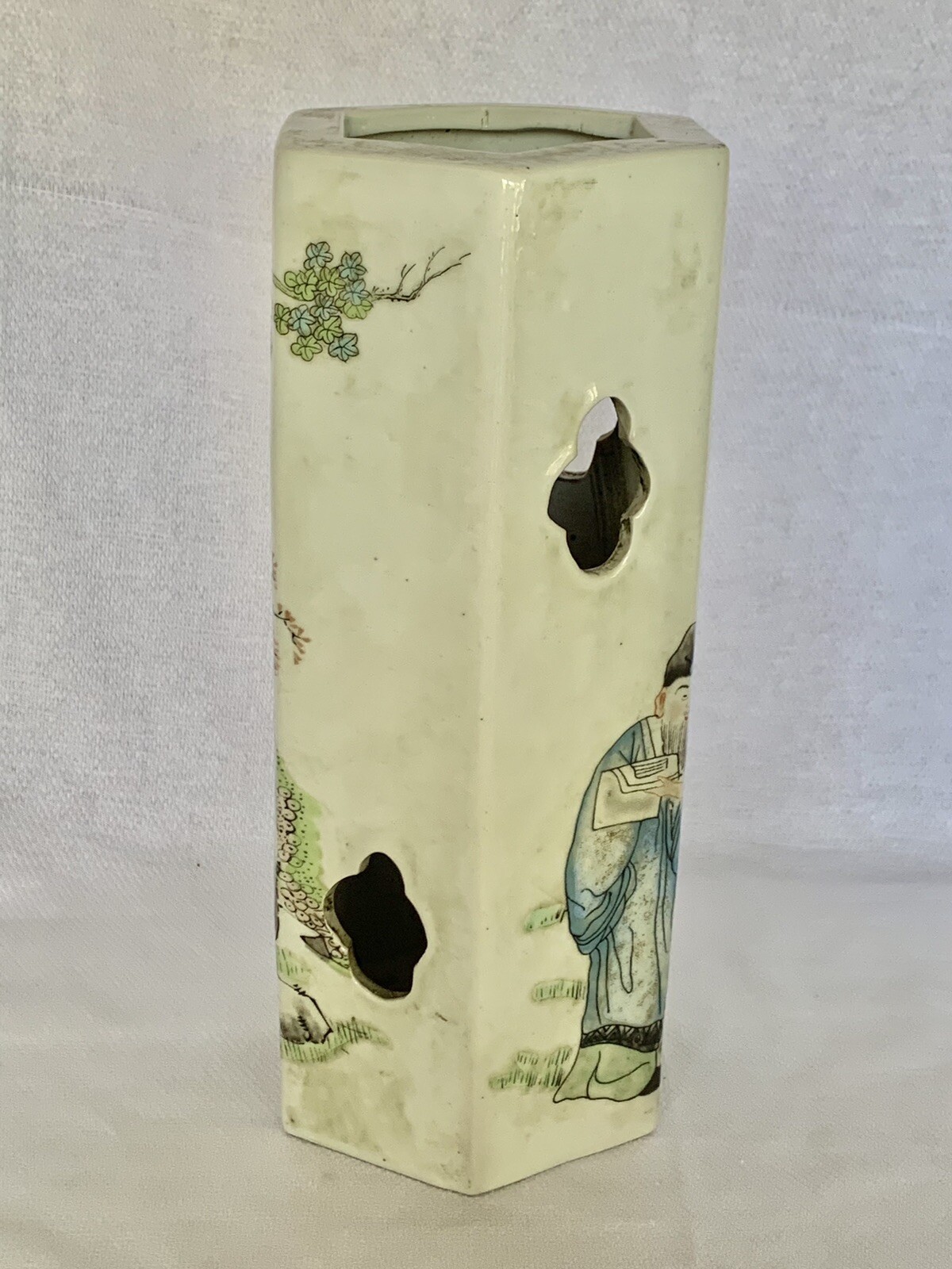 20th Chinese Qianjiang painted Hongxian mark hat stand eBay