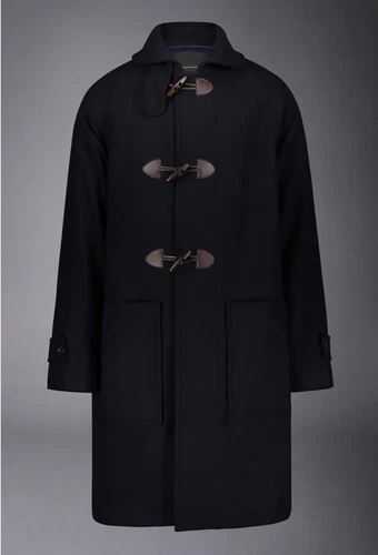 Men's English Genderless Doppelgänger Coat, Blue Color, Size 42 IT, new - product listing photo