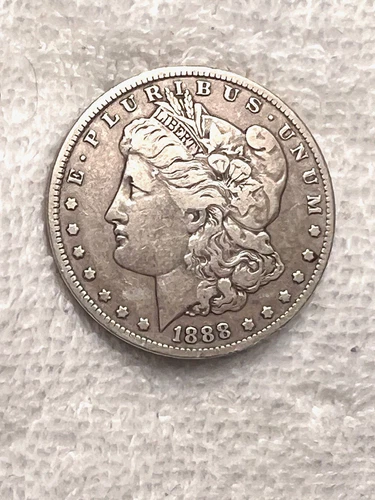 1888  O Morgan Dollar outstanding beautiful coin  fine condition