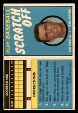1970 Topps Scratch-Offs Baseball #17 Lou Piniella EX *d2