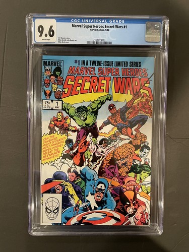 Marvel Super Heroes Secret Wars #1 (1984) CGC 9.6 WHITE Pages 🔥