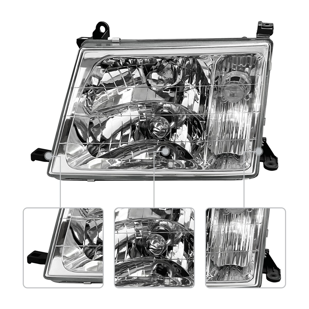 Front Left Side Headlight For 1998-2005 TOYOTA Land Cruiser FJ100