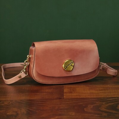 Genuine Leather Shoulder Bag Women Crossbody Bag Vintage Small Satchel Purses