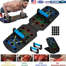 28 in 1 Push Up Rack Board System Fitness Workout Train Home Gym Exercise Stands