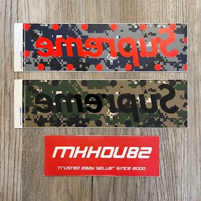 Supreme COMME des GARCONS ステッカー New Supreme CDG Comme des Garcons Box Logo Sticker Set SS12 Spring