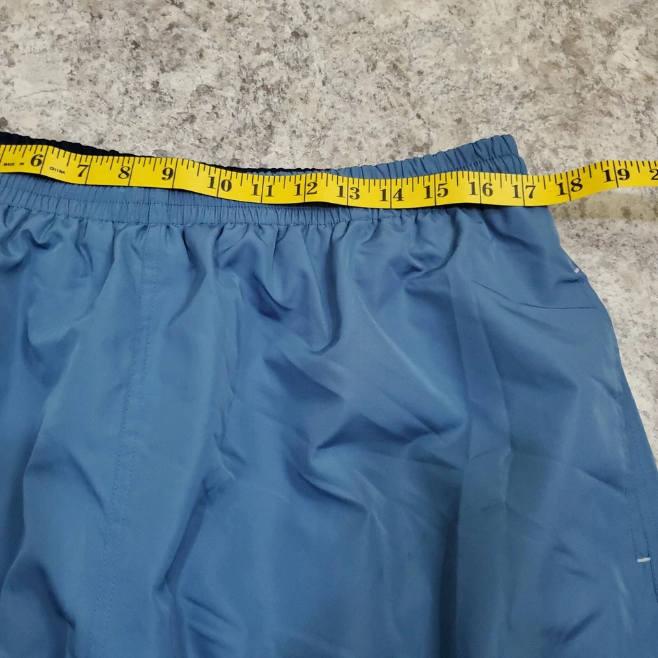 Pantalones deportivos Champion vintage para hombre XL azules anchos holgados dobladillo abierto polar logotipo Y2K Foto 4 de 4