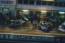 Foto de John Nielsen Mike Thackwell Kouros Racing Team Sauber C8 y Le Mans '86