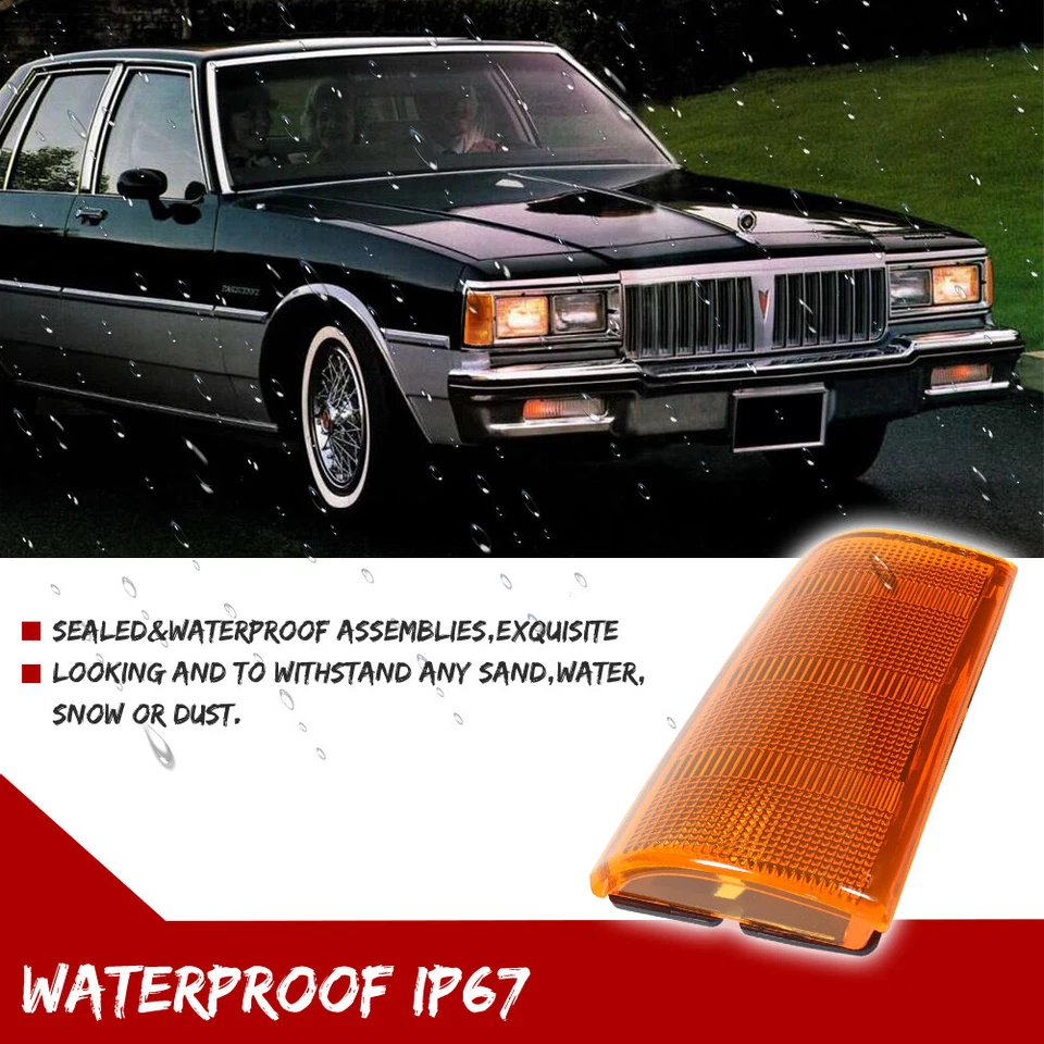 PAR de luces marcadoras delanteras laterales para 81-85 Chevy Caprice NUEVO juego de luces izquierda derecha Foto 4 de 4