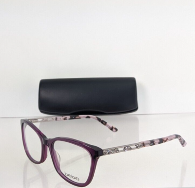 New Authentic BEBE Eyeglasses BB 5174 500 PLUM 55mm Frame | eBay
